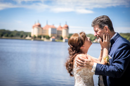 Hochzeitsfotos Moritzburg Schloss