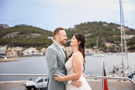 Hochzeitsfotograf Fincahochzeit Mallorca Katamaran
