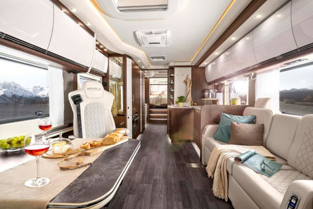 Morelo Empire Liner Luxus-Wohnmobil Innenraum Luxus Wohnmobil 2026