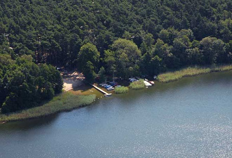 Bester Campingplatz Mecklenburgische Seenplatte am See Naturcamping Leppinsee