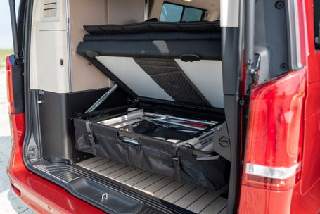 Mercedes Marco Polo Beach Stauraum im Heck 2026