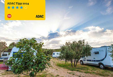 Bester Campingplatz Krk Camping Bor 2025 Kroatien Adria Kvarner-Bucht Insel Strand günstig Preise Zelt Luxus Wohnmobil Camper Wohnwagen