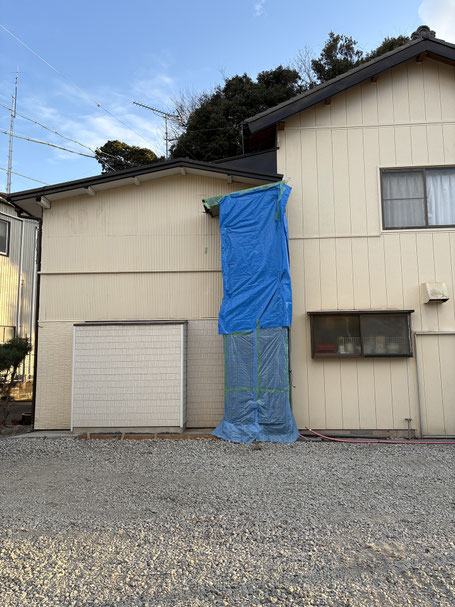 隣家解体後の画像