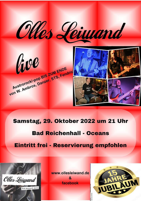 Olles Leiwand mit live Musik in der Spielbank Bad Reichenhall