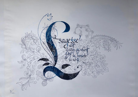 C324 - 50x75 - Encre et gravure plexiglass 