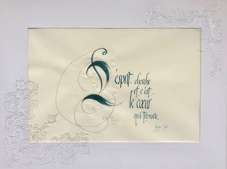 C401 - 75x65 - Encre et gravure sur plexiglasse 