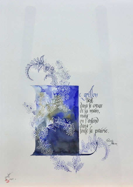 C227 - Encre - 50x40 