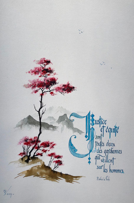 C325 - 30x50 - Encre et gouache