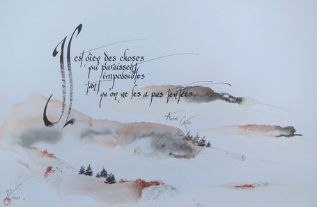C163 - 50x70 - Encre et aquarelle 