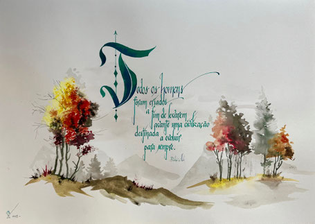 C314 - 50x70 - Encre et gouache - OFFERTE