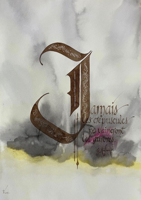 C251 - 50x70 - Encre et gravure sur plexiglasse