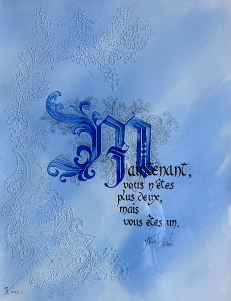 248 - 50x70 - Encre et gravure plexiglass - OFFERTE