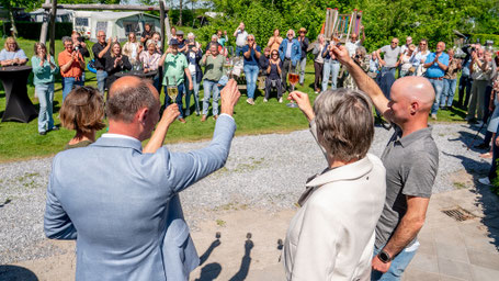 Proosten op duurzaamheid op de Oosterweide