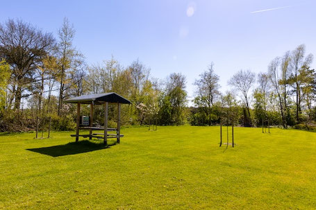 Kamperen in de boomgaard