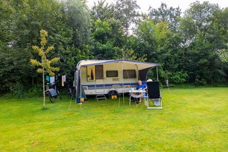 Duurzame camping Drenthe boomgaard