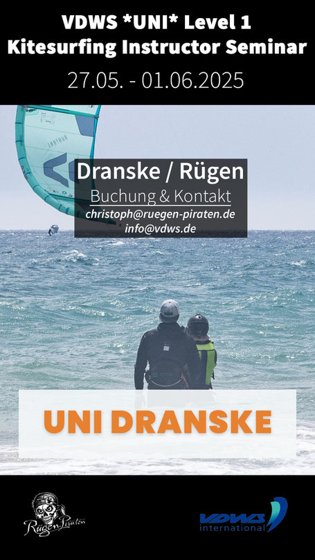 VDWS Kite Uni Instruktor Seminar Dranske, Rügen