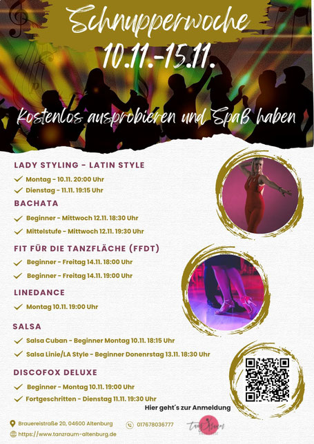 Tanzraum Altenburg - Tanzangebote & Kurse