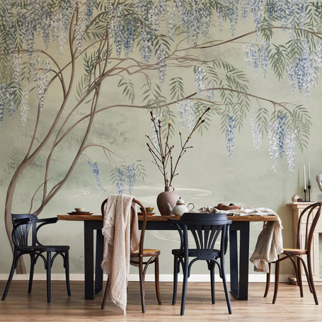 Décor mural panoramique nature pour une décoration intérieure originale et tendance autour de Piriac sur Mer, La Roche Bernard, Missillac, La Chapelle Launay, Savenay