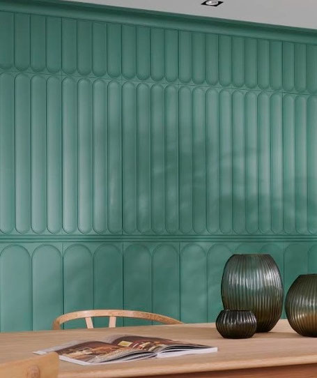 Panneaux muraux décoratifs à peindre Noël et Marquet mis en oeuvre par votre artisan peintre décoratrice à proximité de Sautron, Sucé sur Erdre, Saint Nazaire