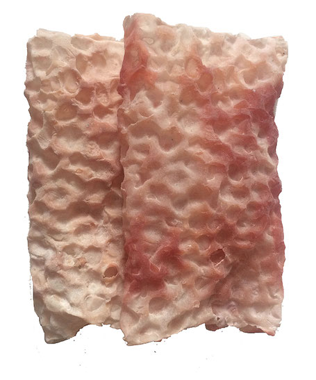  cultivated meat, imprint, pores & craters