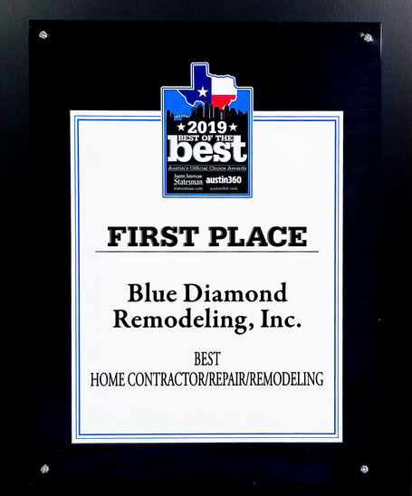 On this picture Blue Diamond Remodeling is a winner at Best Of The Best 2019