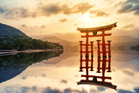 Top 10 Japan Reiseziele: Itsukushima Shrine von Miyajima