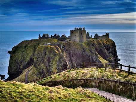 Rundreise Schottland Reiseroute: Dunnottar Castle bei Aberdeen