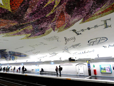Paris Metro Stationen: Cluny - La Sorbonne