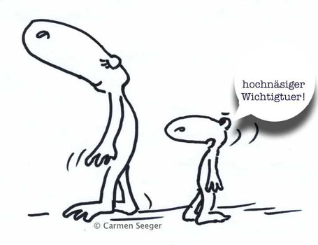 Arroganz ist die Brücke geistiger  Kahlheit