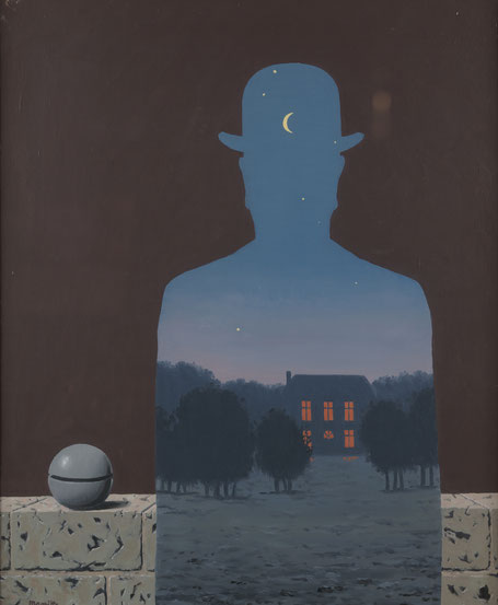 L'heureux donateur , Magritte, 1966
