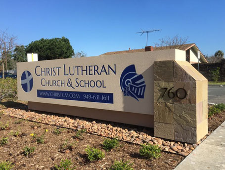 Monument Sign by Landmark Signs Inc.