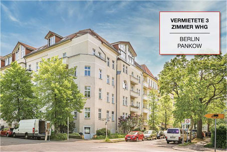 Vermietete 3 Zimmer Wohnung in Berlin Pankow in gepflegtem Mehrfamilienhaus mit grüner Wohnlage