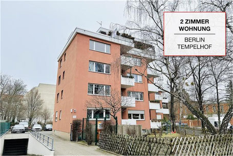 Verkaufte 2-Zimmer-Wohnung in Berlin-Tempelhof in gepflegtem Mehrfamilienhaus mit Balkonen