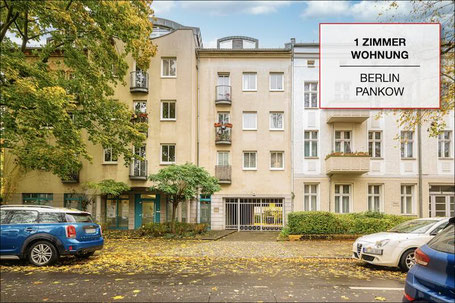 1 Zimmer Wohnung in Berlin Pankow in gepflegtem Wohnhaus mit ruhiger Straßenlage