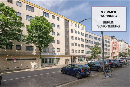 Verkaufte 3-Zimmer-Wohnung in Berlin-Schöneberg in zentraler Stadtlage mit Mehrfamilienhaus