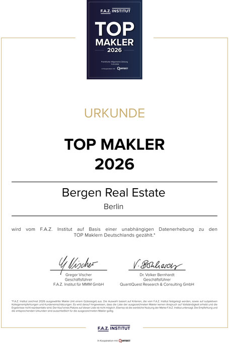 TOP Makler Berlin 2026 – Bergen Real Estate
