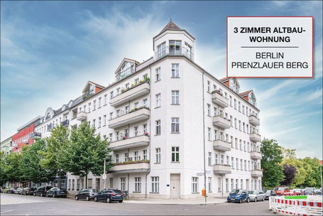 Verkaufte 3-Zimmer-Altbauwohnung in Berlin-Prenzlauer Berg in markantem Eckhaus