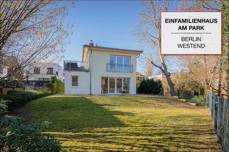 Einfamilienhaus mit Garten am Park in Berlin-Westend verkaufen