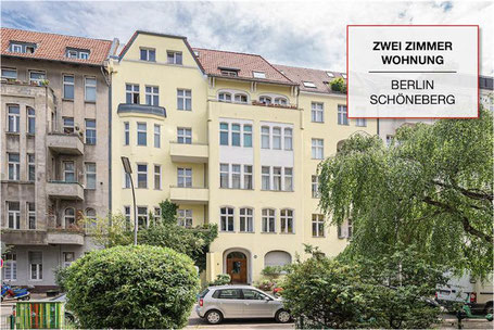 Verkaufte 2-Zimmer-Wohnung in Berlin-Schöneberg in klassischem Altbau mit gepflegter Fassade