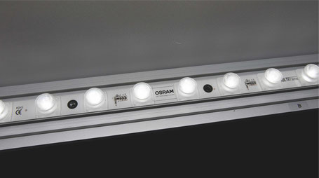 LEDUP-Leuchtbox Patentierte OSRAM LED-Beleuchtung