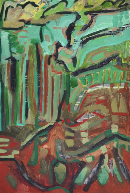O.T-3, 2019, Acryl auf Leinwand, 150x100