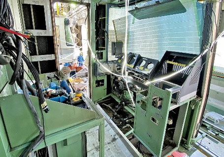 乗務員室の改造
