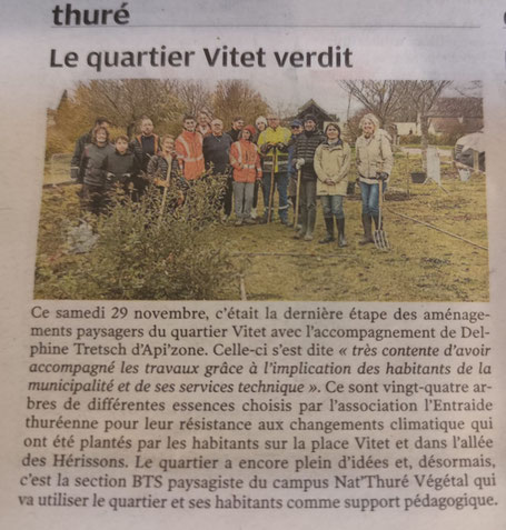 apizone à Thuré - Ville comestible - Agriculture Urbaine