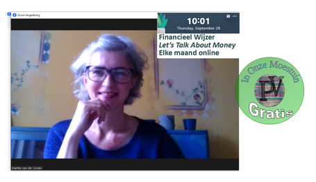 Financieel wijzer, het online doeinar met Marthe van der Linden, financieel planner en oprichter van het platform PowerVrouwen