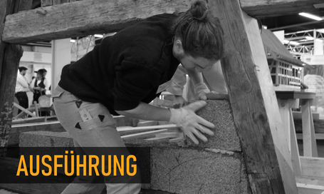 Ausführung von Bauarbeiten mit Hanfkalk, Hanf-Baustoffen und Naturbaustoffen