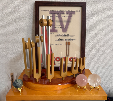 メニュー 音叉 音響チェア 大阪・堺 - Kiyoka(清香)