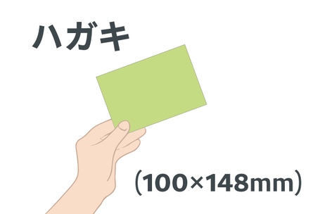 ハガキ　100×148mm