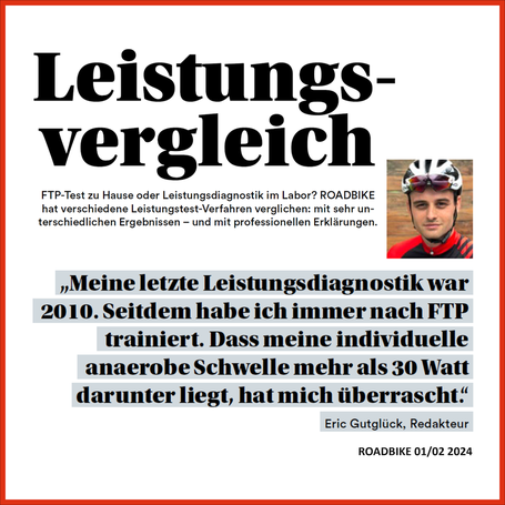 Leistungsvergleich: FTP-Test gegenüber klassischer Leistungsdiagnostik