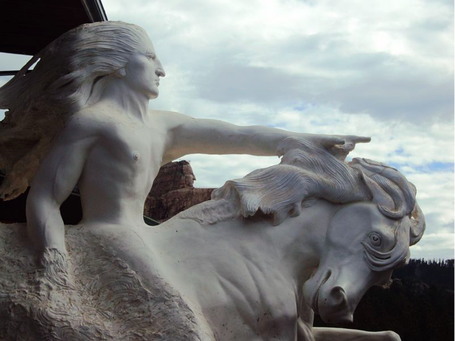 sculpture modèle du chef indien sur son cheval. #provence #art #auniart.