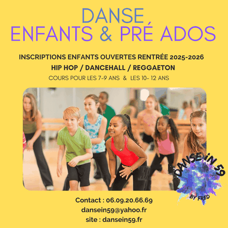 Danse enfants et pré ados à lille